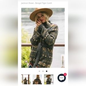 Jackson Rowe Bengal Tiger Cardigan